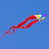 HENGDA KITE Colourful Triangle Kite with Two Tails for Kids