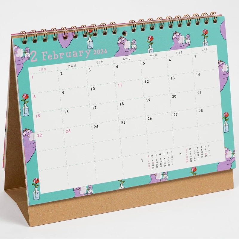 Greeting Life 2026 Calendar Barba Papa Tabletop C-1680-BB