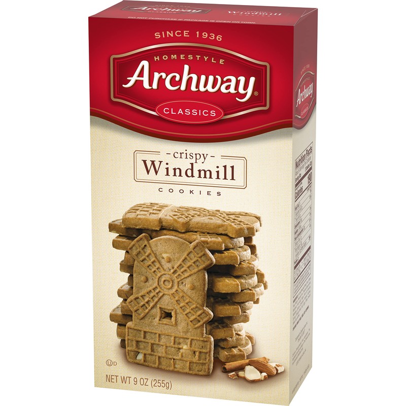 Archway Cookies, Crispy Windmill Cookies, 9 Oz Box