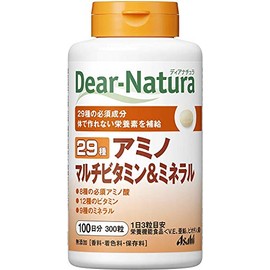 [Sold as a Set] Asahi Dianatura 29 amino, Multivitamins & Minerals, 100 Day Supply (300 Capsules) x 3 Set, Nutritional Functional Food, Vitamin E, Zinc, Biotin, Copper