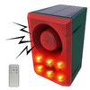 keeda Solar Strobe Warning Light, Loud Noise Maker Dog Barking