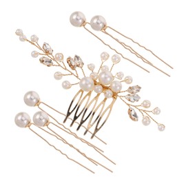 COLLBATH Chinese Sophistication Hair Combs Bridal Wedding Hair Comb Set for Women Bridal