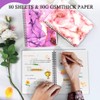 3pcs Mármol Cuaderno Espiral Gsm Notas Pasta 160 Páginas Rayadas