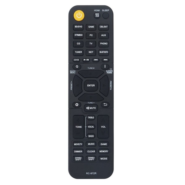 NTQinParts Replacement Remote Control Controller for Onkyo TX-NR6050 TX-NR6100 7.2