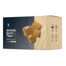 Cinta Kinesiológica 4 Colores. Athletic Sport Tape. B Life Color Nude