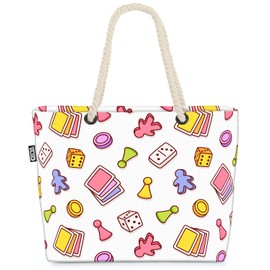 VOID Card Game Toy Figure Board Game Beach Bag Shopper 58 x 38 x 16 cm 23L XXL Shopping Bag Travel Bag Beach Bag