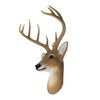 Zeckos 12 Point Buck Deer Head Bust Resin Wall Sculpture