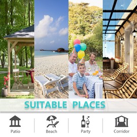 RYB HOME Extra Wide Outdoor Curtains Waterproof Blackout Drapes for Patio/Sliding Glass Door/Corridor/Porch/Terrace, 100 Wide x 120 in Long, 1 Pc, Biscotti Beige