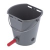 8L Plastic Feeder Bucket with Nipples Check Valves Feeding Equipment