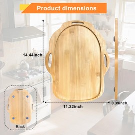 Yuibthr Bamboo Mixer Slider Mat Compatible with KitchenAid 4.5-5 Qt Tilt Head Stand Mixer, Cloud-Shaped Appliance Sliding Tray for Kitchenaid Artisan, Countertop Storage Moving Accessory with Handle