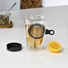 AdHoc TE31 MagTea Magnetic Tea Filter with Drainer MagTea, Black,