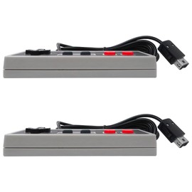 ATIODYUUK New 2 Pack for NES Classic Edition/Mini Controller for Replacement w/Extended 10ft Cable