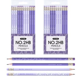 ECOTREE Pencils #2 Pencils for Kids Cute Pencils Fun Pencils Number 2 Pencils Sharpened Pencils Cool Pencils School Pencils 24 Pack