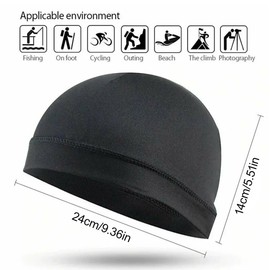 YAFLUG Pack of 2 Men's and Durag, Elastic Silky Wave Caps for Men, Silky Satin Hair Cap for Sleeping Hair Shaping and Daily Care, Breathable, Comfortable for Optimal Hair Styling