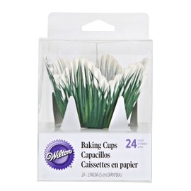Wilton Petal Grass Shaped Baking Cups, 24-Pack