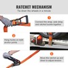 VEVOR Car Tie Down Straps Kit, Lasso Style 2" x