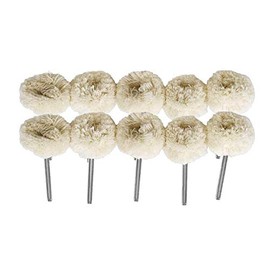 10 Pcs Wool Polishing Wheel Felt Buffing Rotary Drill Polishing Bit Kit 25mm
