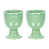 WHOLELIFEOBJECTS Soft Boiled Egg Holder | Ceramic Egg Cup Set