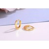 CERSLIMO Hoop Earrings Silver/Gold/Rose Gold/Black, Earrings Sterling Silver 925 &