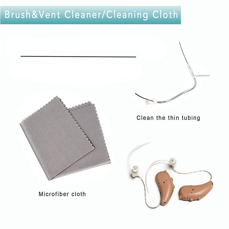 BOCOKO Hearing Aid Hard Case Pocket Size with Cleaning Cloth