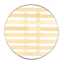 2PCS 11.8inch Bamboo Steamer Liners Mesh Cooking Rack Steamer Round Cooling Racks Pot Steamer Basket Rack for Air Fryer Stockpot Pressure Cooker Kitchen Accessories