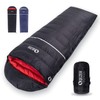 QEZER Down Sleeping Bag for Adults 600 Fill Power Down