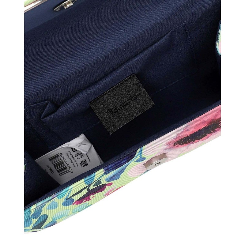 Tamaris Clutch TAS Amalia Flower 33805 Women's Handbags Floral, Green,