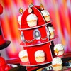 Fun Express Fire Hydrant Cupcake/Dessert Holder (3 Tiers) | Fire