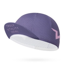 ROCKBROS Cycling Cap Bike Cap for Women with Sun Visor Cooling Skull Cap Helmet Liner Sun Protection Running Hat,Purple