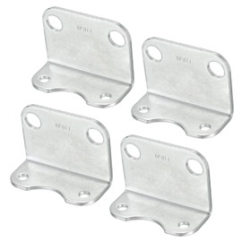 PATIKIL Air Cylinder Connecting Pneumatic Rod Splint Mounting Bracket, 4 Pack MAL Pneumatic Parts Cylinder Installation Stand for 50mm Cylinder Dia.