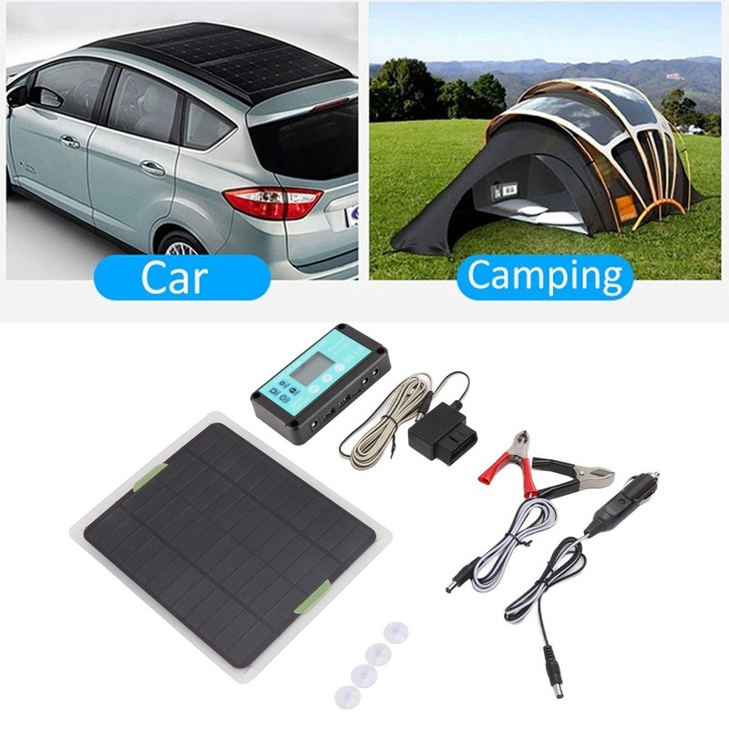 5W Monocrystalline Silicon Solar Panel 18V 50A MPPT Charge Controller