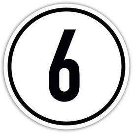 Kavaro Sticker 100 km/h Trailer Caravan According to DIN 1451, 6 km