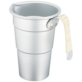 Maekawa Metal Aluminum Sake Tampo No. 2 Rattan Roll