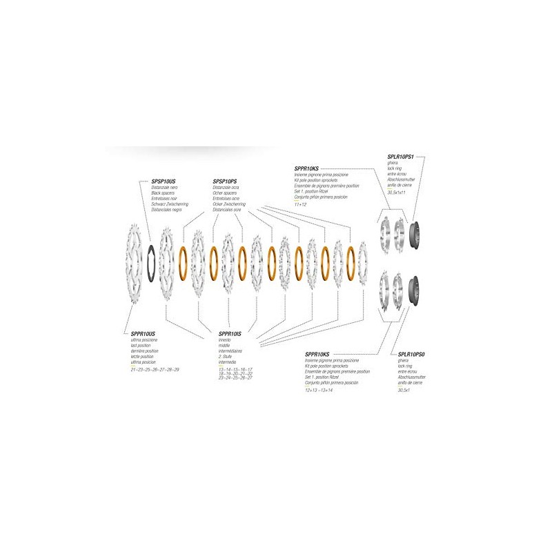 Miche Primato 11 Speed Cassette, Shimano, 11/23t
