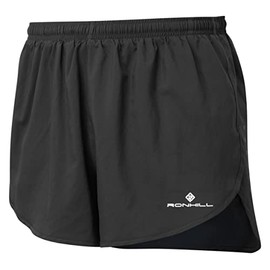 Ronhill, Men's Core Racer Short, Running, Black/Bright White, M
