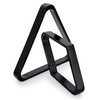 OwnMy Set of 2 Black Wooden Billiard Ball Racks Set,