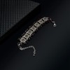 Women Fashion Classical Elegant Alloy Rhinestone Flower Bracelet Jewelry