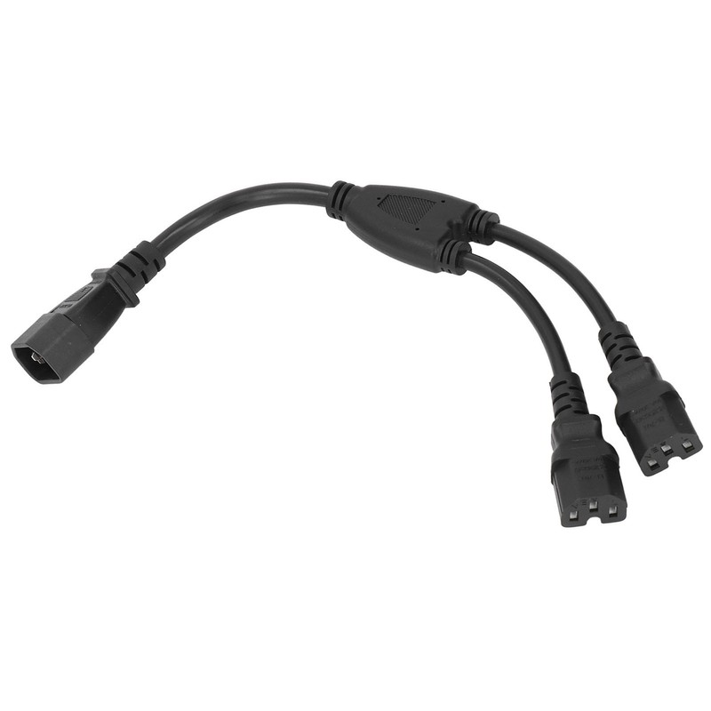 Power Cable Splitter Y Shape 30cm IEC320 C14 Male to