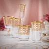 Lorren Home Trends Infinity Gold Ring Double Old Fashion, Set