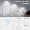 White Floor Lamp, 15W/1800LM Bright LED Floor Lamp for Living