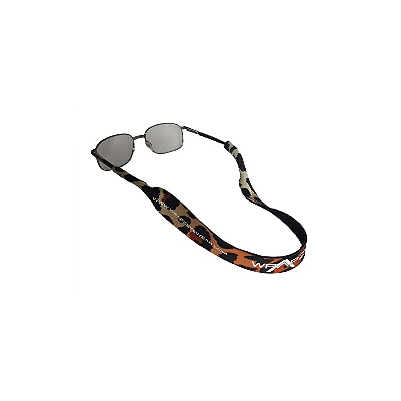 WrApz Leopard Skin Print Neoprene Floating Glasses Retaining Strap