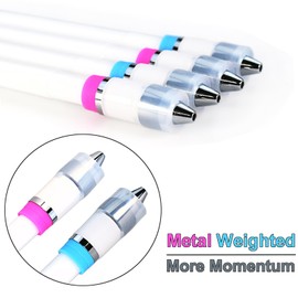 TOMZEGNA Pen Spinning Mod Original Ivan Mod Buster CYL Peem Mod, Weighted Spin Trick Pen for Beginner, Cotton Candy Blue Pink Grip