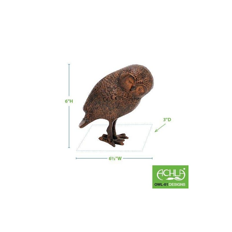 Achla Designs Saw Whet Owl Garden Statue