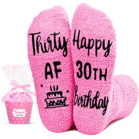 HAPPYPOP 30th Birthday Gifts Ideas Socks for Women - 30th Birthday Gifts for Her, Gifts for 30 Year Old Woman, 30 Year Old Gifts for Women