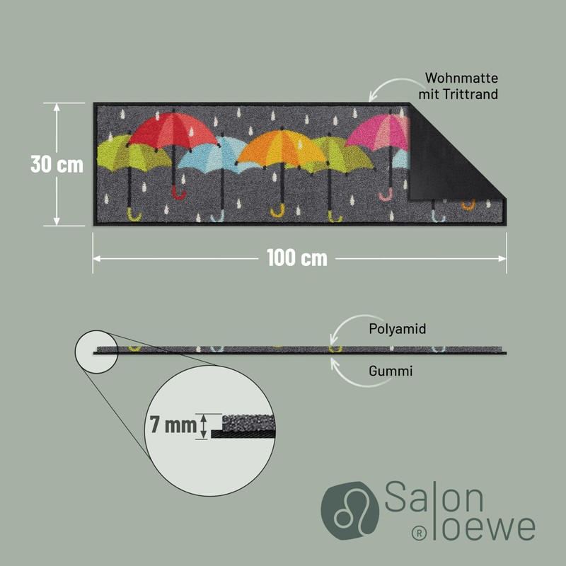 Salonloewe Raindance I Minimatte Dirt Trapper Mat & Doormat for