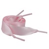 5Chaos Ribbon Satin Shoelaces, Silk Sheer Pink Boot Laces for