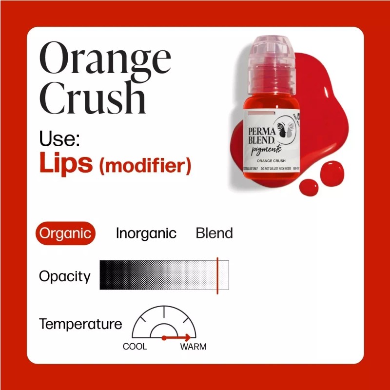 Permablend Orange Crush - Pigmento Para Colorear Labios