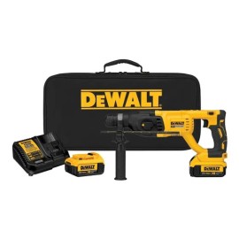 Rotomartillo electroneumático DeWalt DCH133M2-B2 inalámbrico amarillo y negro con 1.6kW de potencia