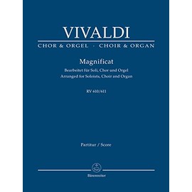 Vivaldi: Magnificat, RV 610/611 (arr. for soloists, choir and organ) (Vocal Score)