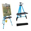 Art Easel Aluminum Alloy Portable Extendable Easel with Hand Crank